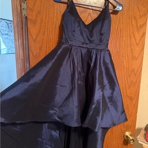 Elegant Navy Blue Prom Dress